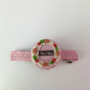 Handmade Cake hair clip